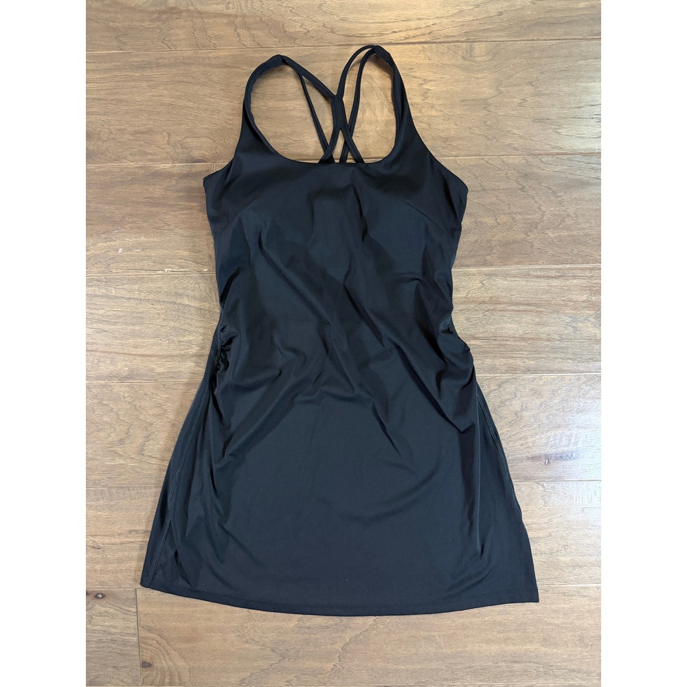 Black Women’s Strappy Swim Dress